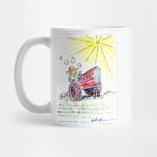 Big Red Tractor Ape Mug